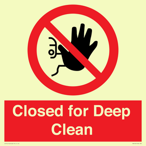 Closed for Deep Clean
